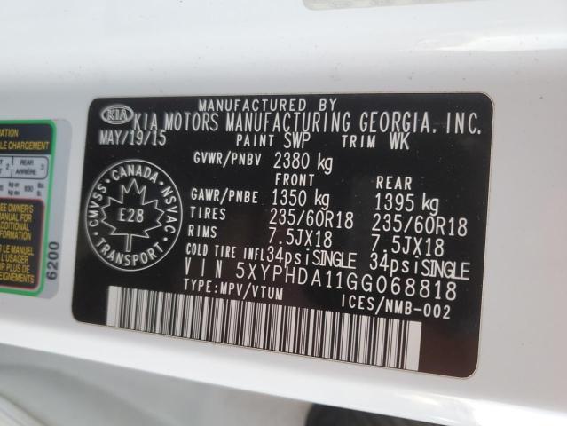 2016 KIA Sorento ex