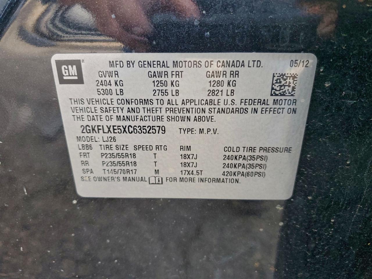 2012 GMC Terrain slt