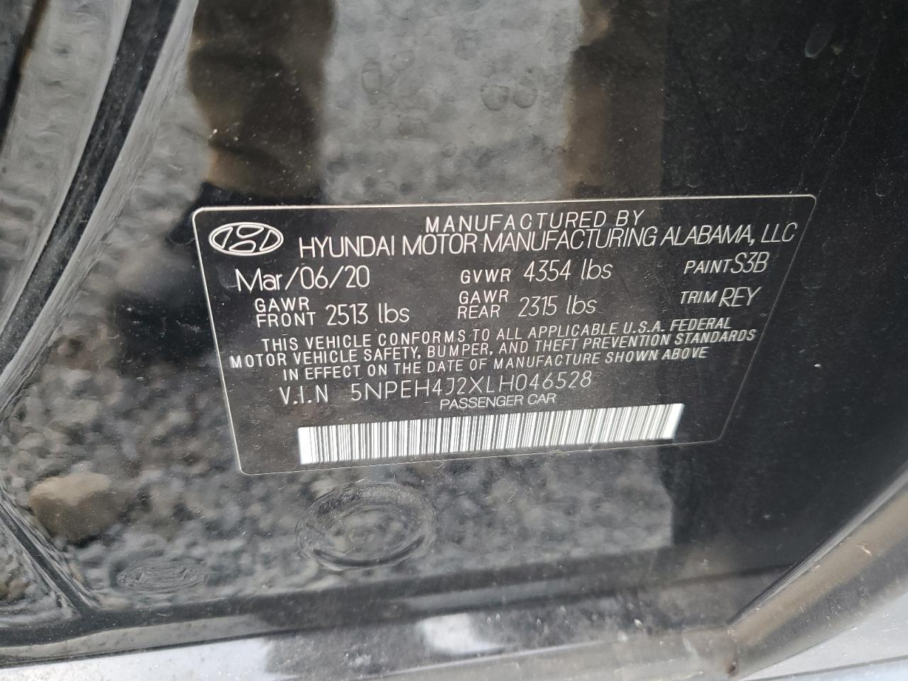 2020 Hyundai Sonata Limited