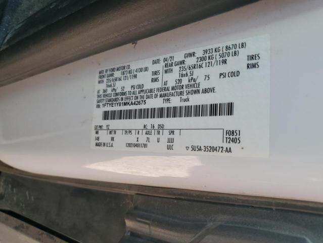 2021 Ford Transit Delivery Van