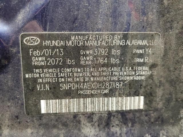 2013 Hyundai Elantra gls