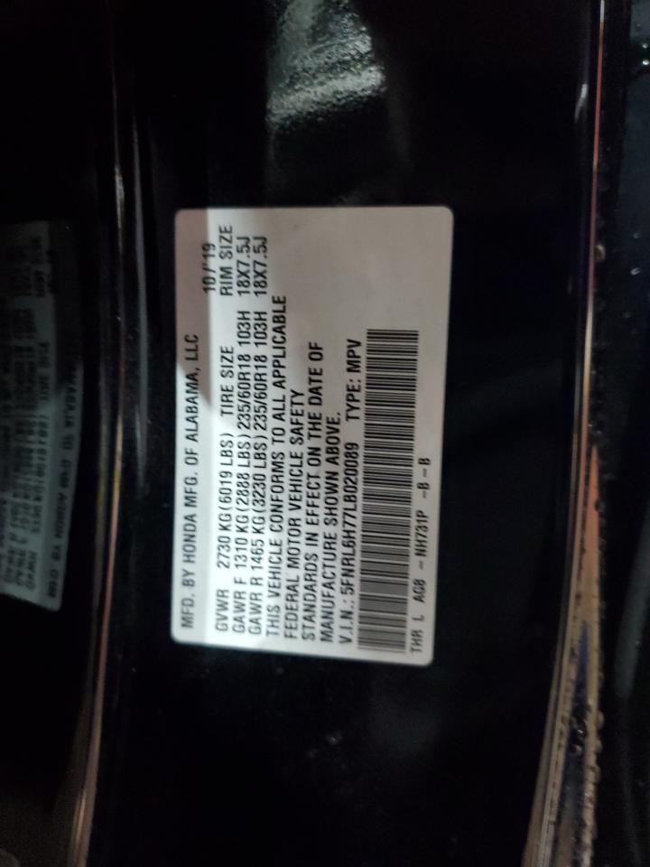 2020 Honda Odyssey exl