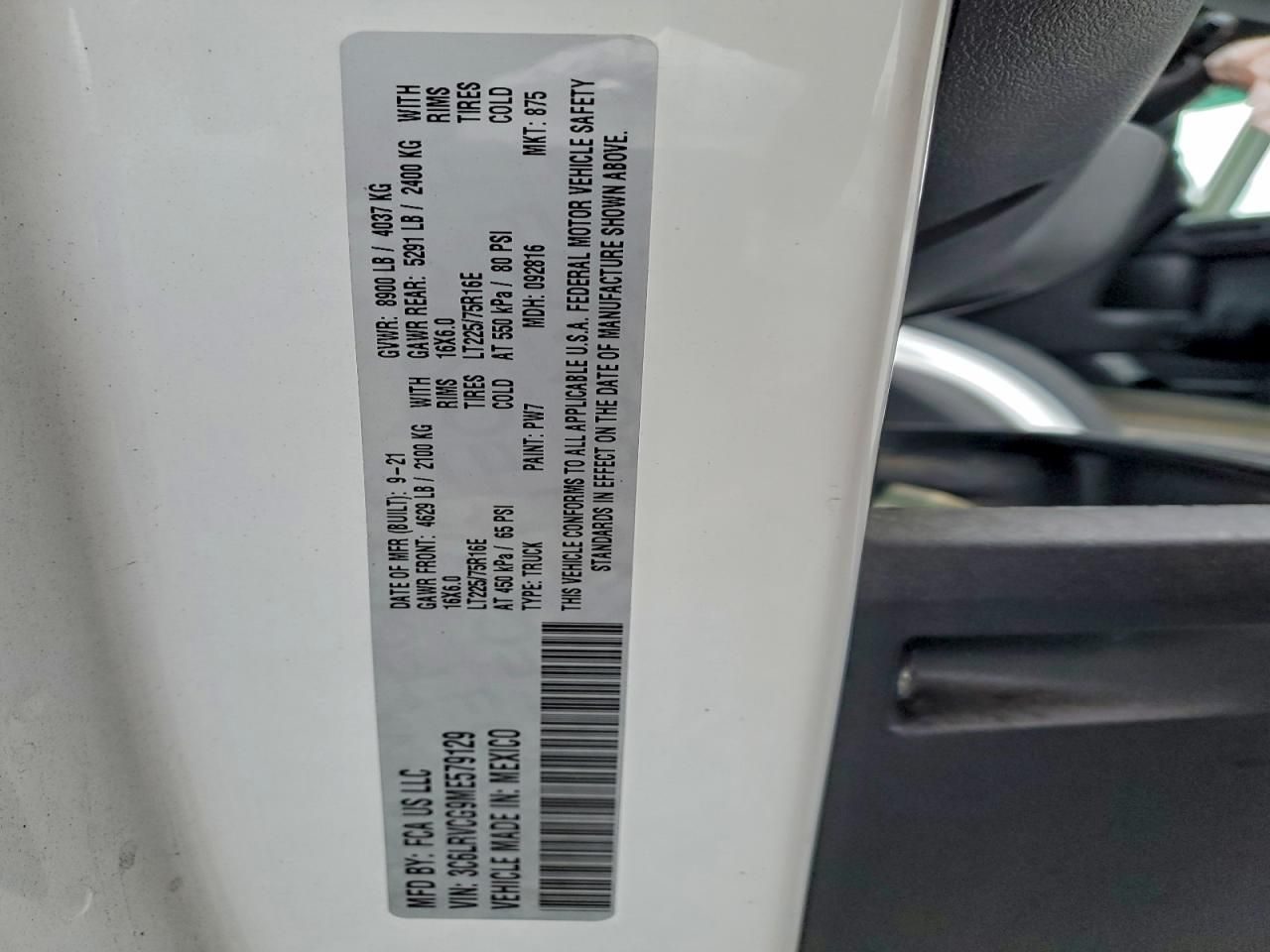 2021 Dodge Ram Promaster 2500 2500 High