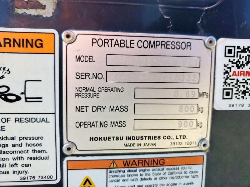 2021 Airman PDS185S T4 AIR Compressor