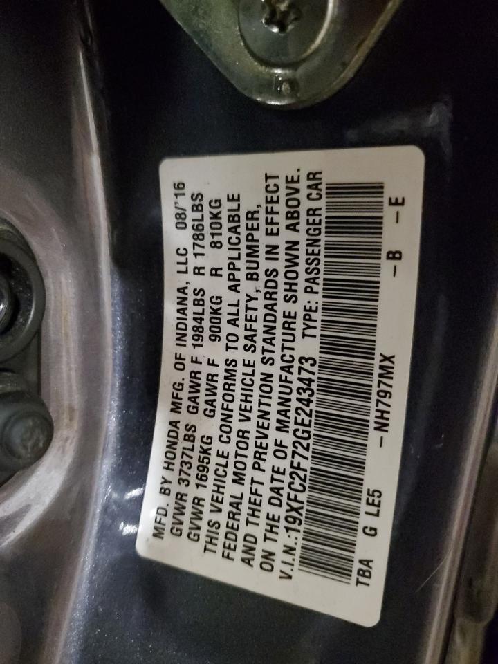 2016 Honda Civic ex