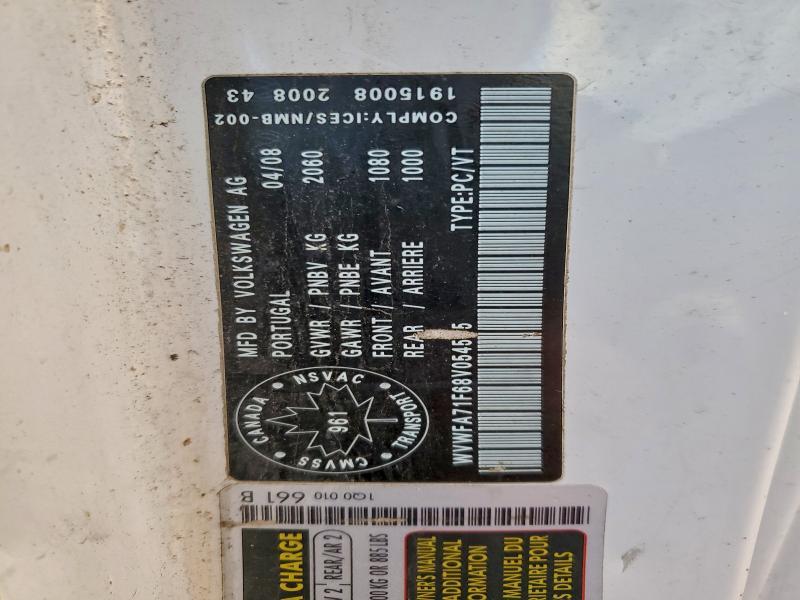 2008 Volkswagen Eos lux