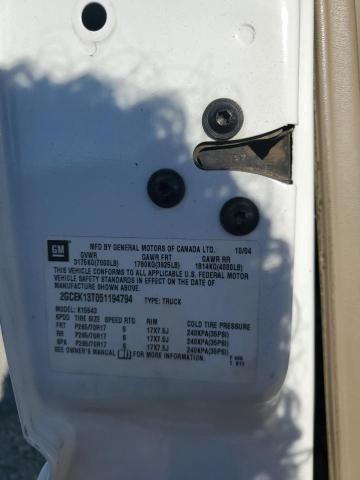 2005 Chevrolet Silverado K1500