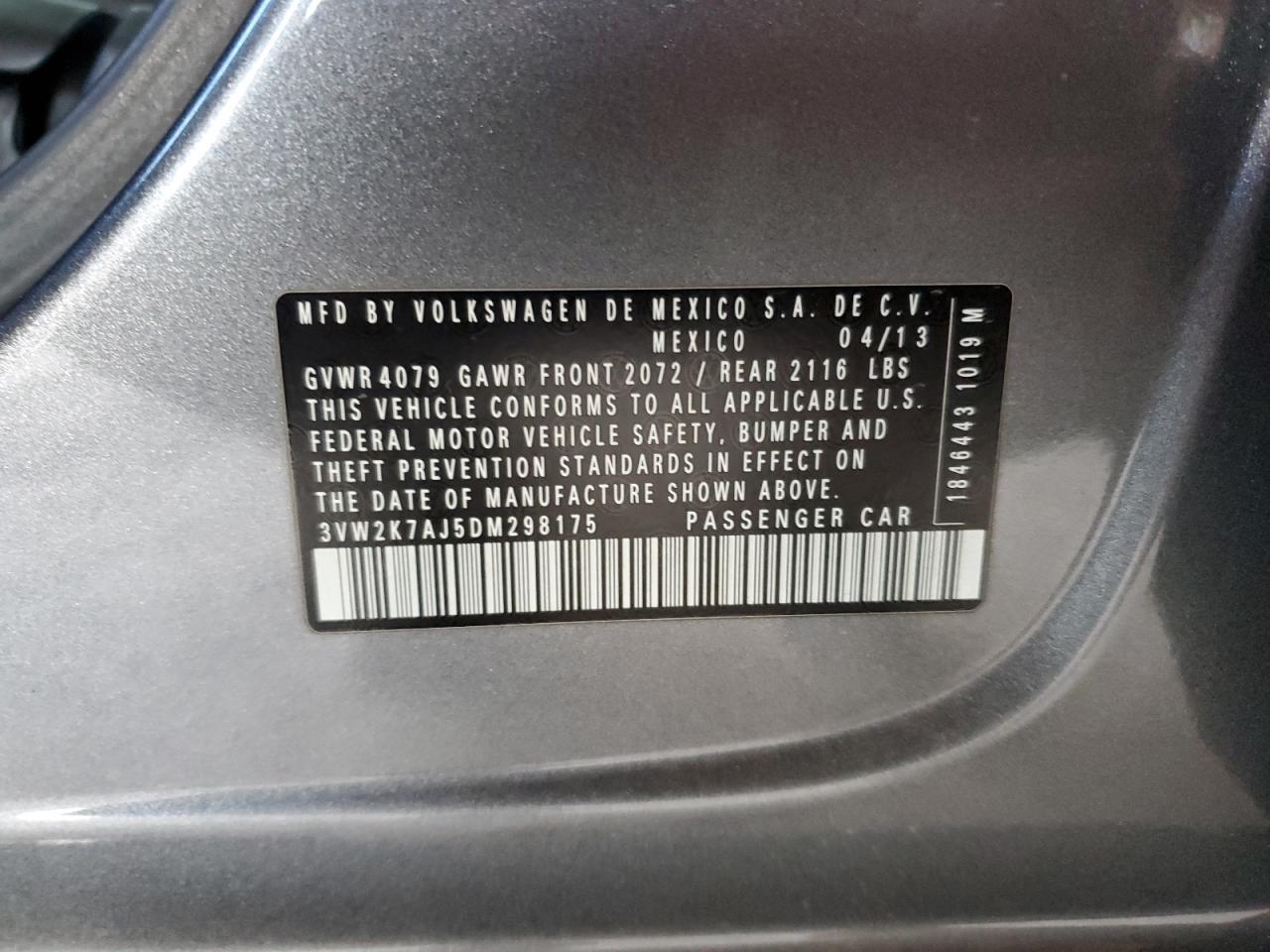 2013 Volkswagen Jetta Base