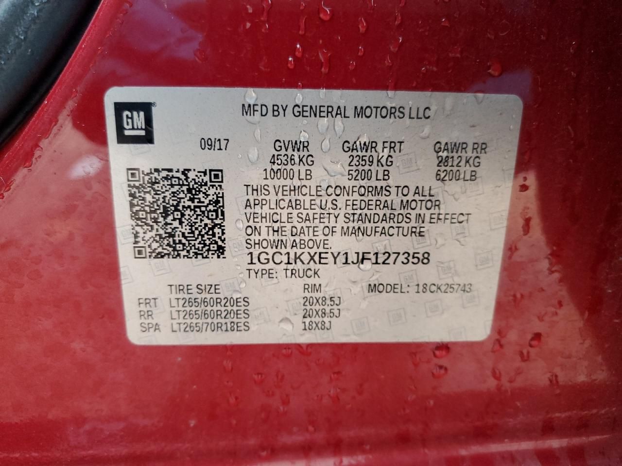 2018 Chevrolet Silverado K2500 High Country