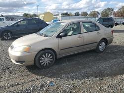 Salvage cars for sale from Copart Sacramento, CA: 2005 Toyota Corolla ce