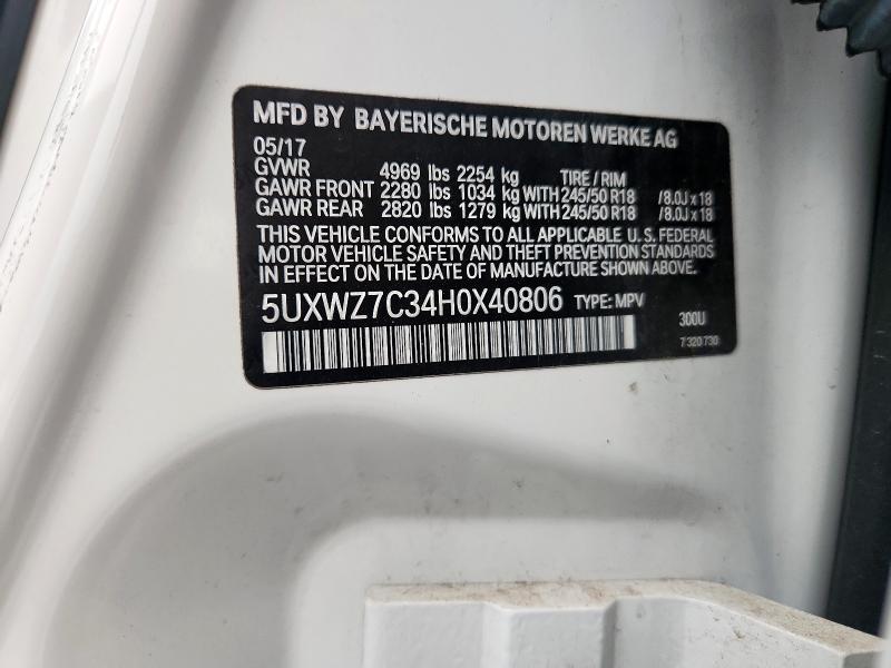 2017 BMW X3 Sdrive28i