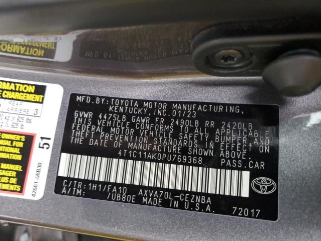 2023 Toyota Camry le