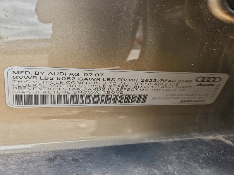 2008 Audi A6 3.2