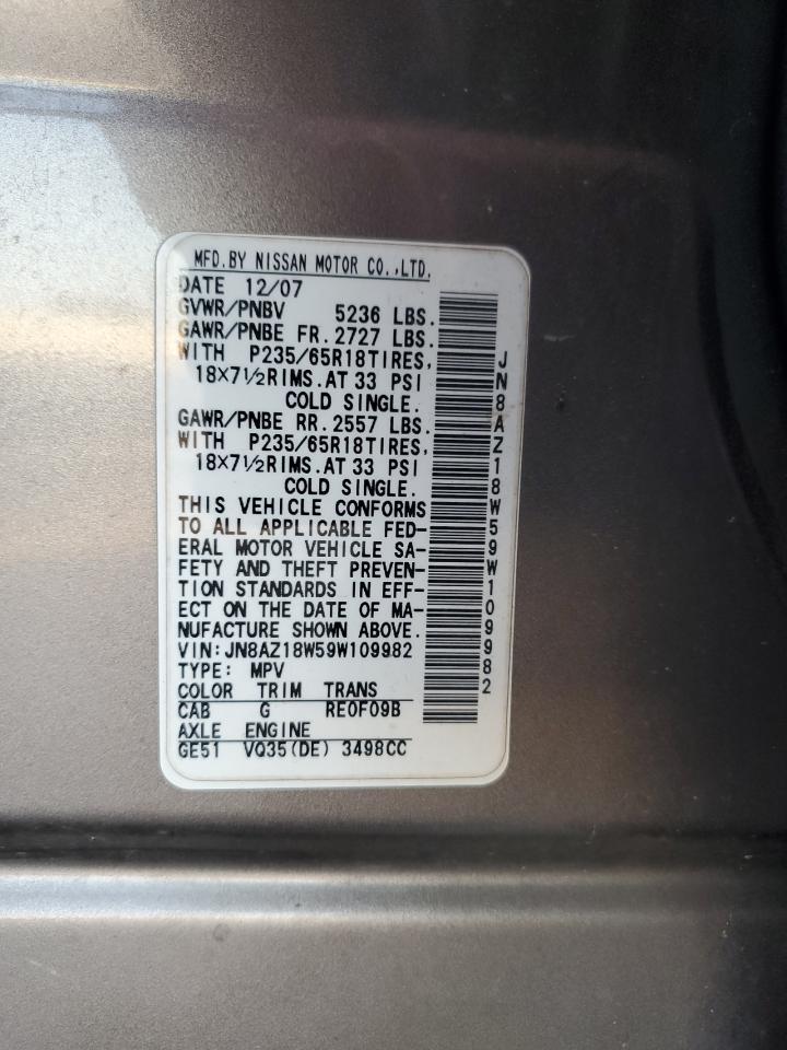 2009 Nissan Murano s
