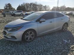 Chev Cruze salvage cars for sale: 2016 Chev Cruze Premier
