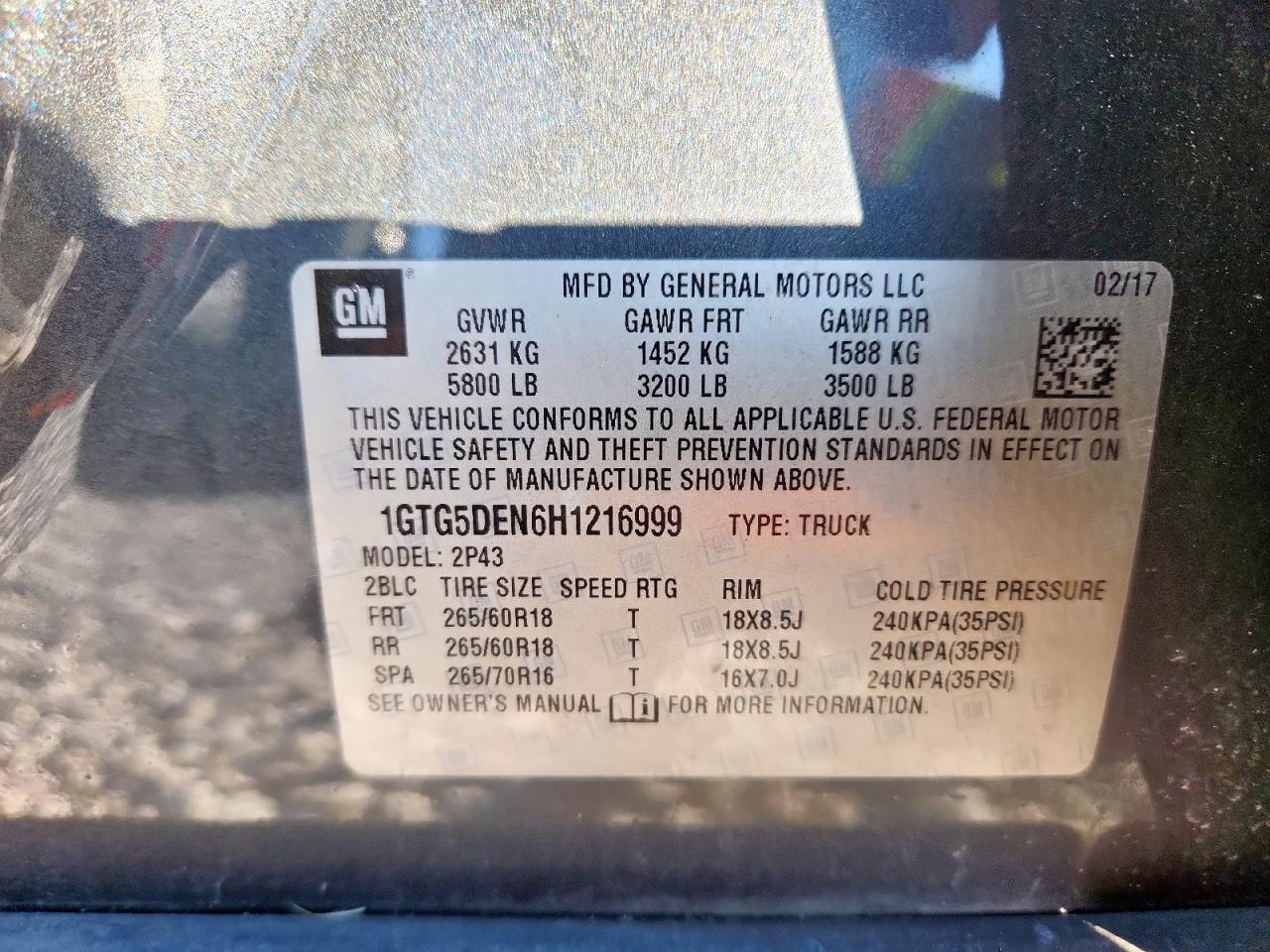 2017 GMC Canyon slt