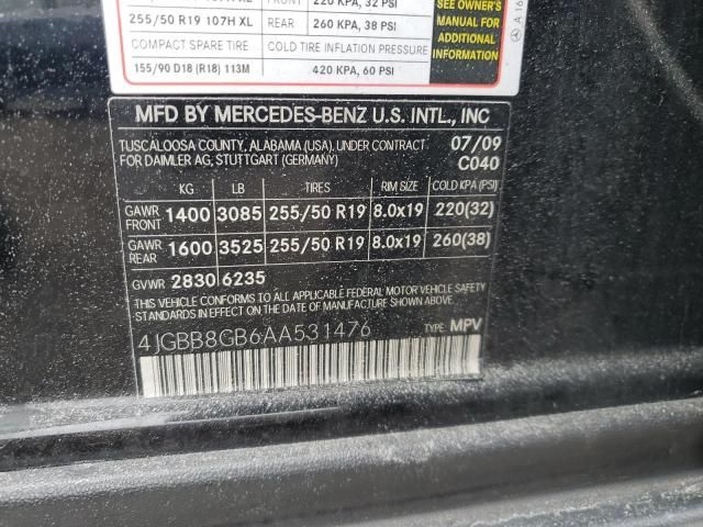 2010 Mercedes-Benz Ml 350 4matic