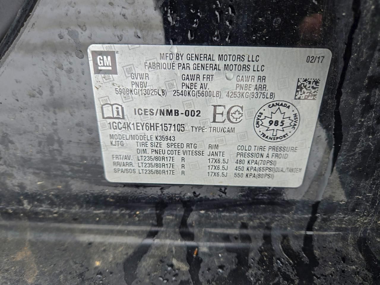 2017 Chevrolet Silverado K3500 High Country