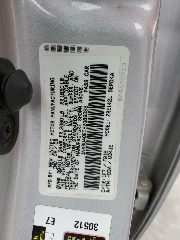 2009 Toyota Corolla Base