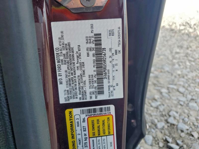 2017 Ford Fusion Titanium hev
