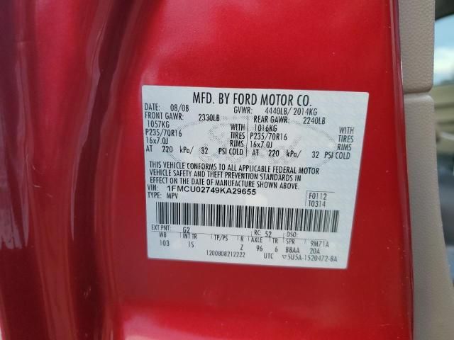 2009 Ford Escape xls