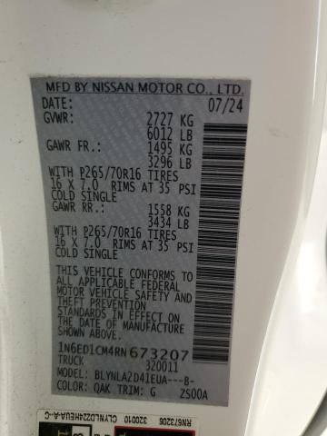 2024 Nissan Frontier s