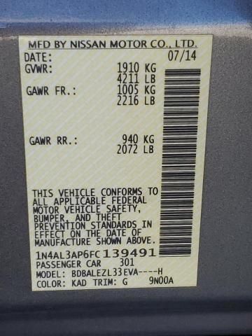 2015 Nissan Altima 2.5