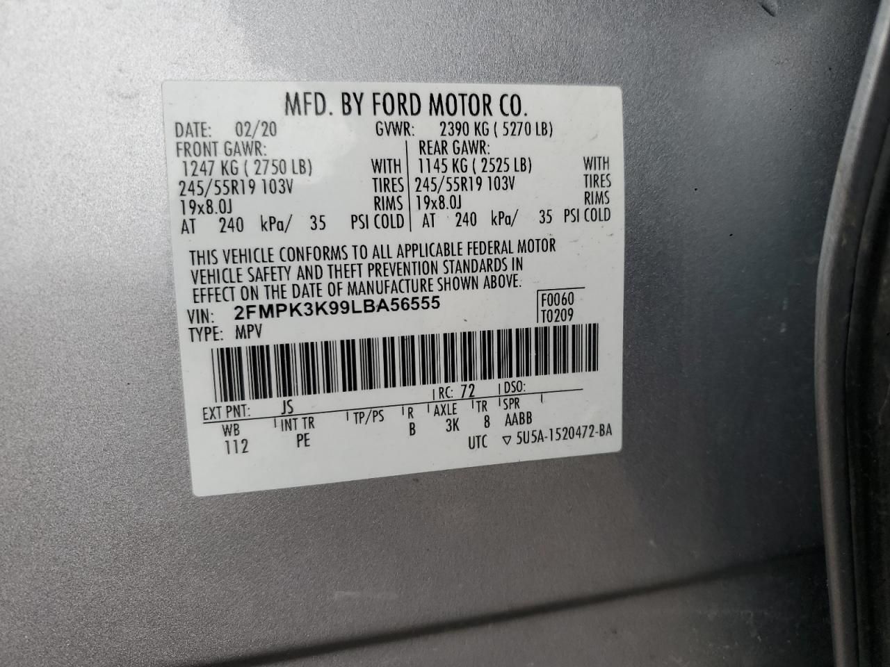 2020 Ford Edge Titanium