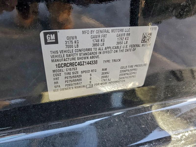 2016 Chevrolet Silverado C1500 lt