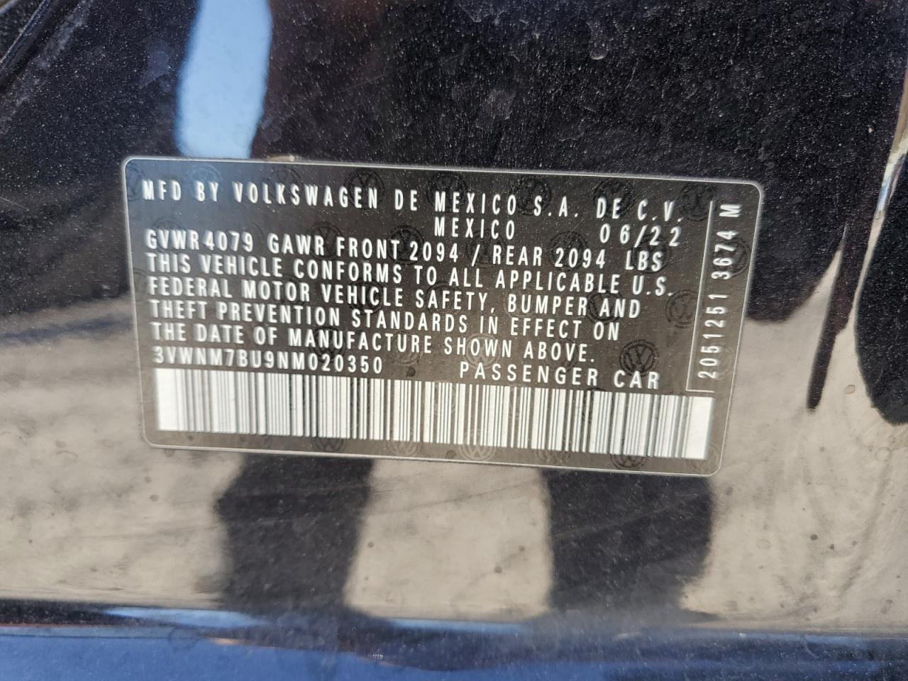 2022 Volkswagen Jetta s