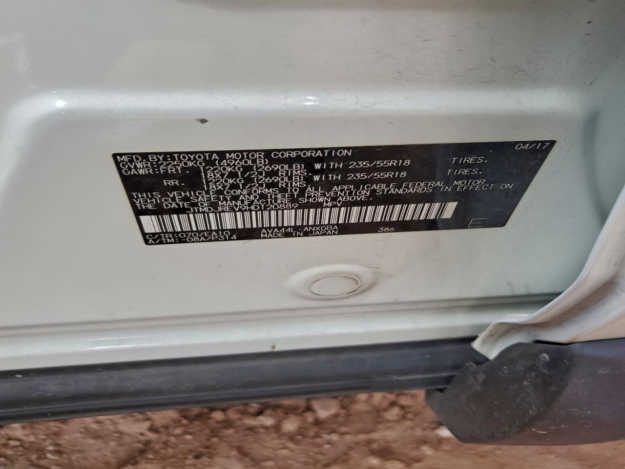 2017 Toyota Rav4 hv Limited