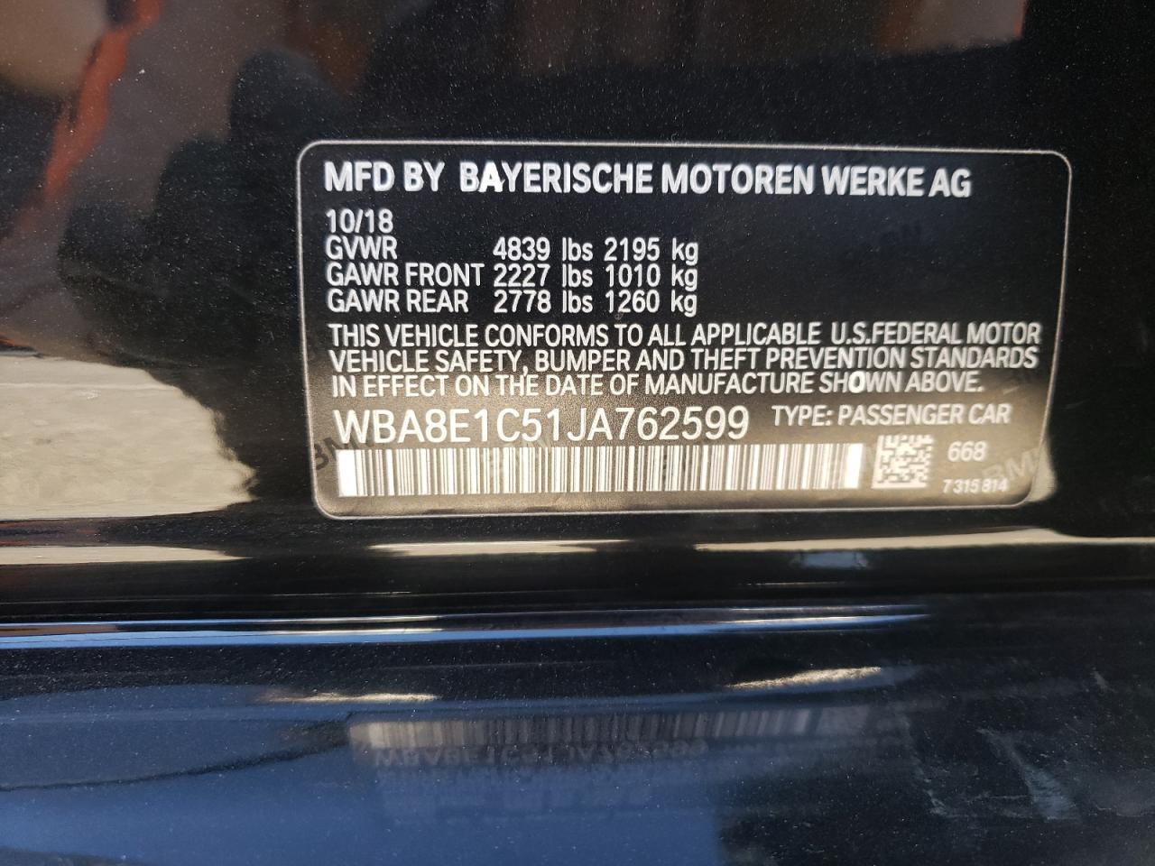 2018 BMW 330e