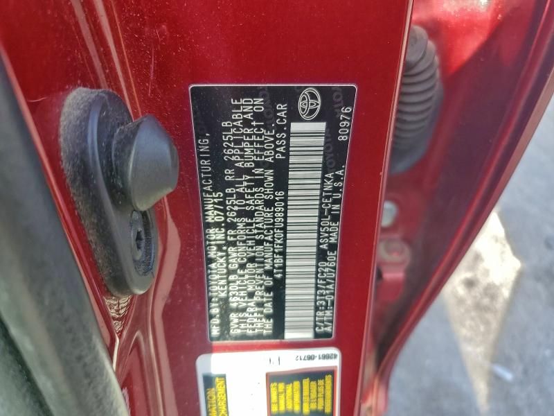 2015 Toyota Camry le