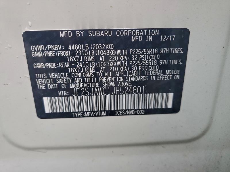 2018 Subaru Forester 2.5i Touring