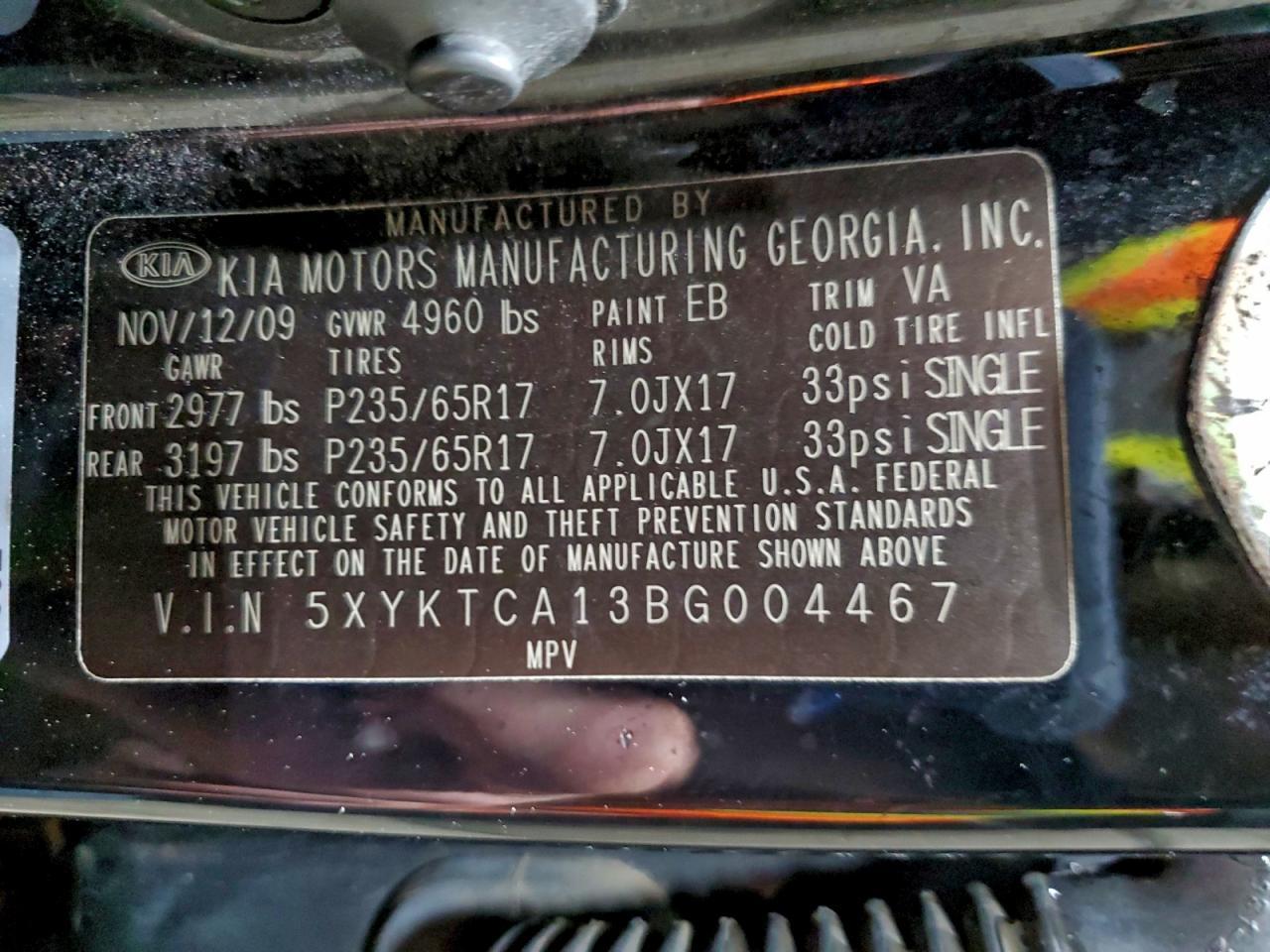 2011 KIA Sorento Base