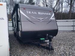 Salvage trucks for sale at West Warren, MA auction: 2017 Heartland Tland Recreational 27ODK Trail Runner Camper