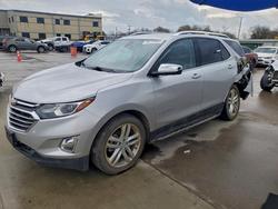 Salvage cars for sale from Copart Wilmer, TX: 2020 Chevrolet Equinox Premier
