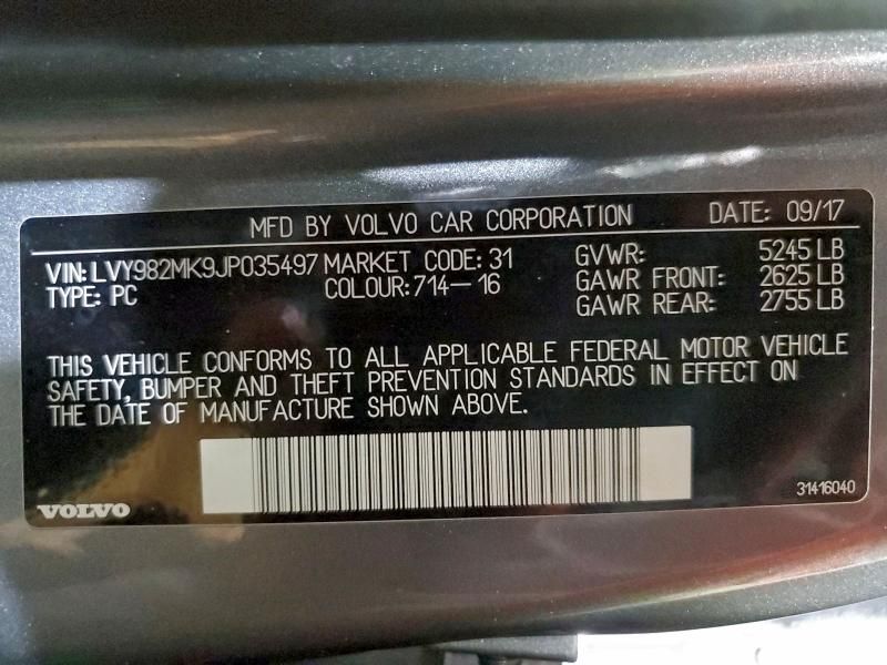 2018 Volvo S90 T5 Momentum