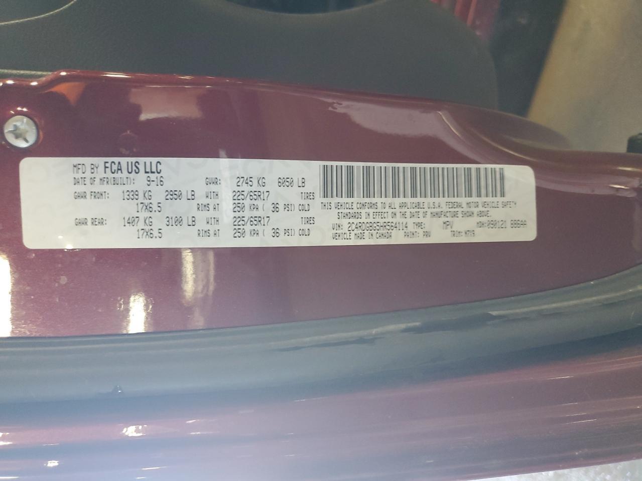 2017 Dodge Grand Caravan se