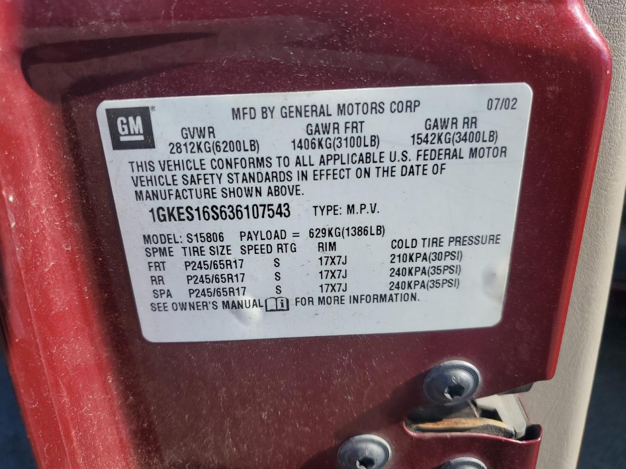 2003 GMC Envoy xl