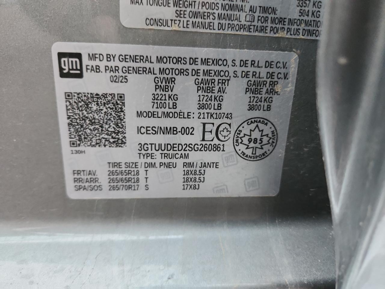 2025 GMC Sierra K1500 slt