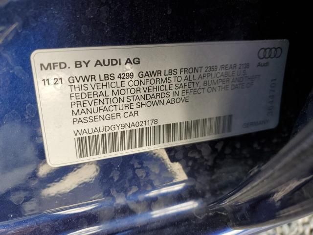 2022 Audi A3 Premium