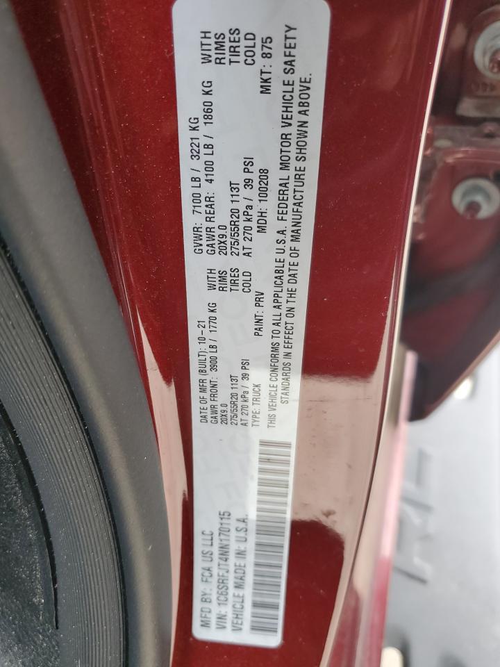2022 Dodge 1500 Laramie