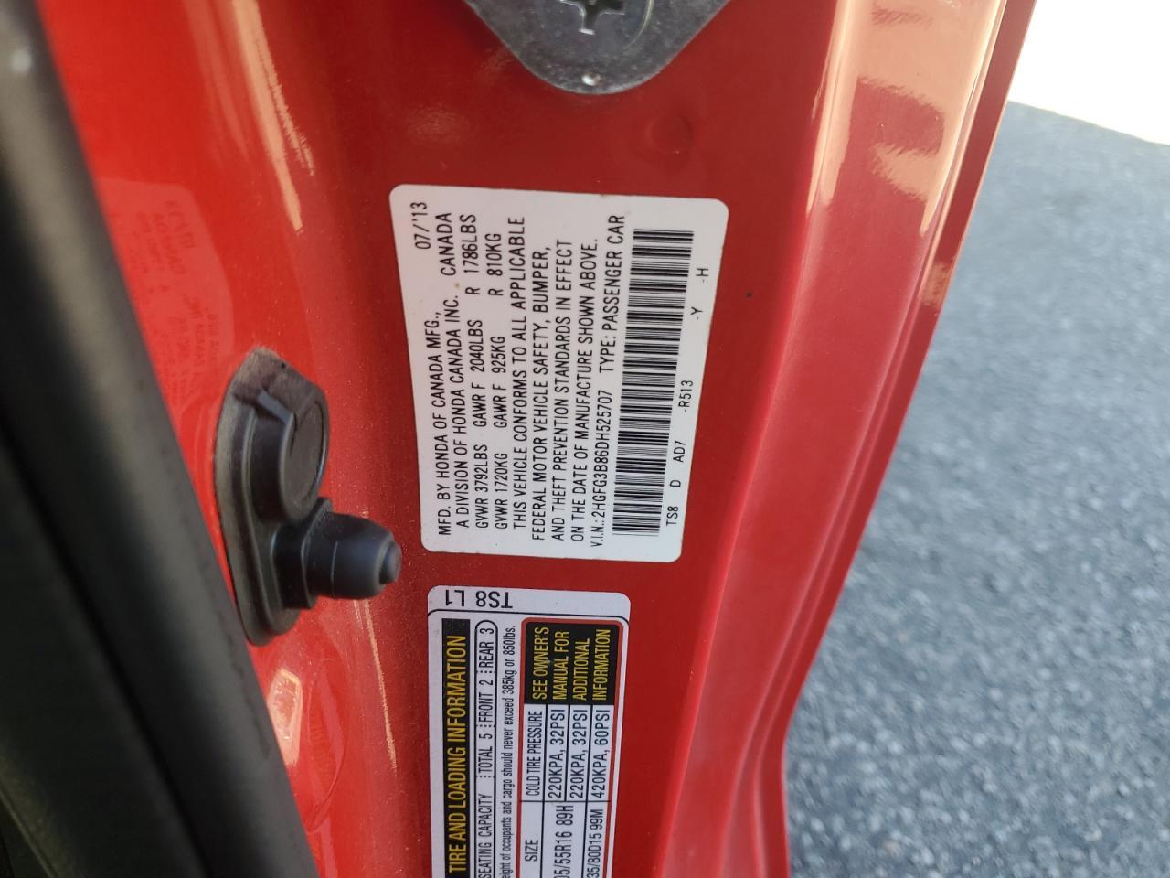2013 Honda Civic ex
