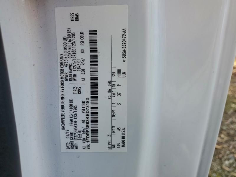 2019 Ford F350 Super-Utility / Service Truck