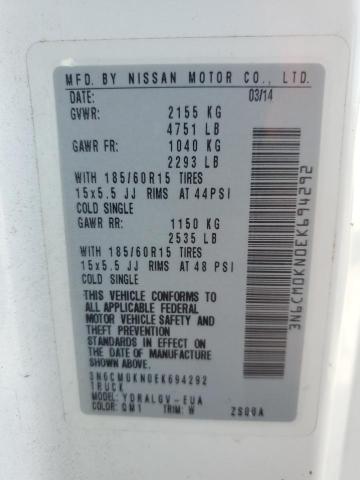 2014 Niss AN NV200 Delivery Van