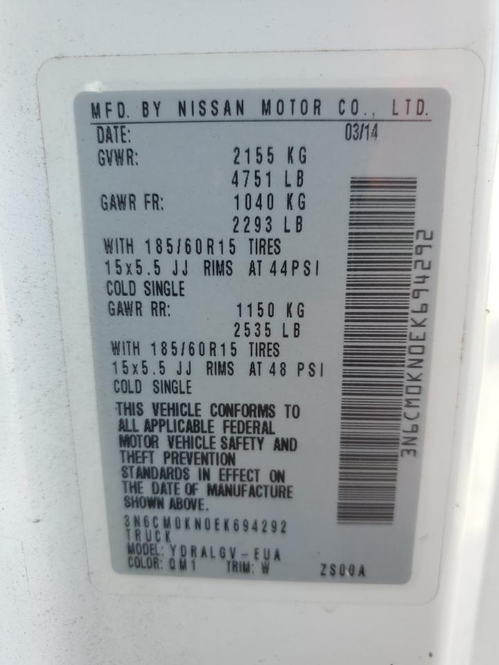 2014 Niss AN NV200 Delivery Van