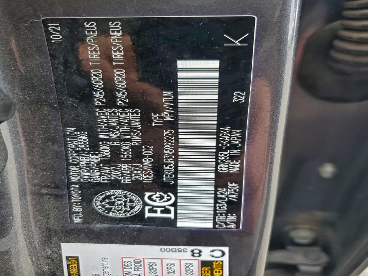 2022 Toyota 4runner Limited