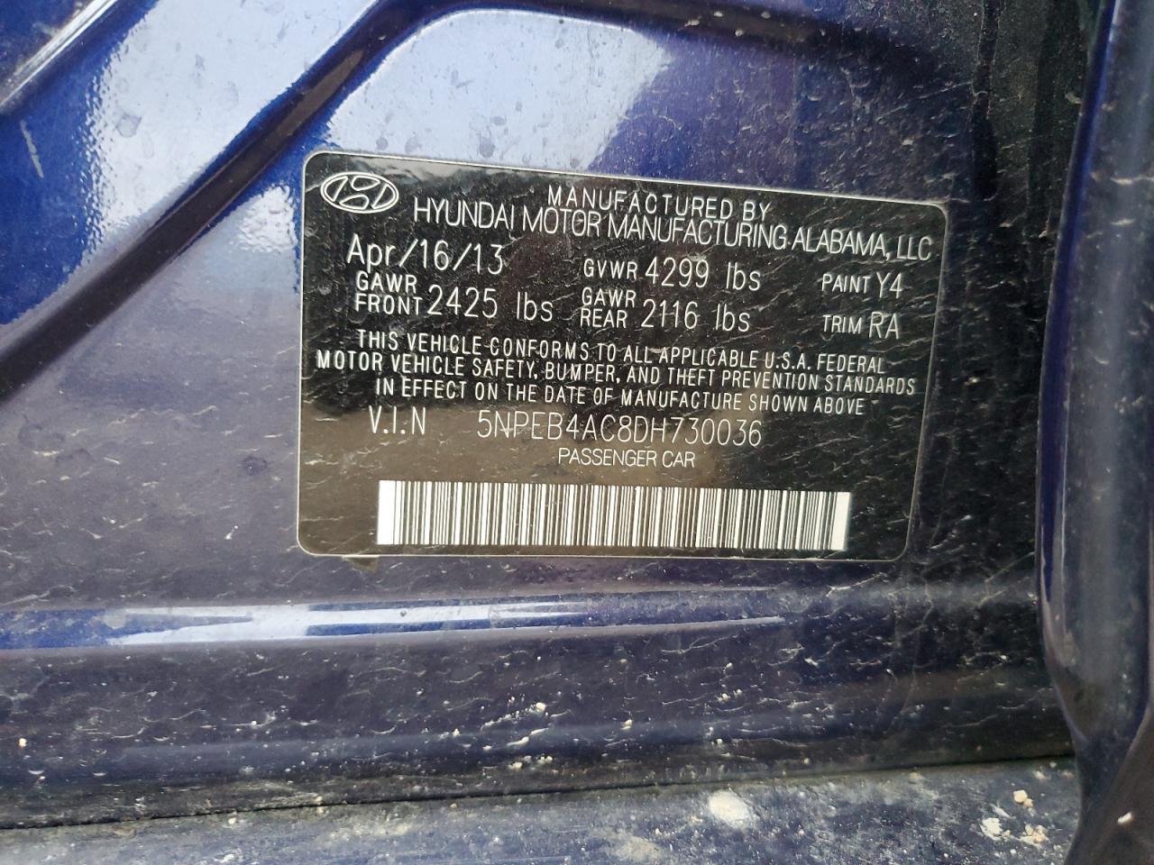 2013 Hyundai Sonata gls