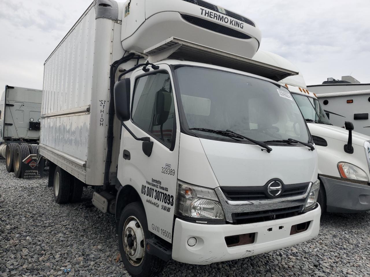 2019 Hino 195 Refrigerated BOX Truck